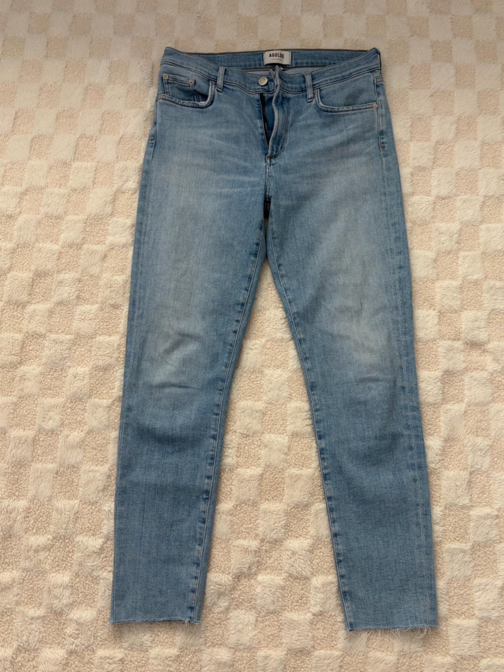 AGOLDE Sophie Mid Rise Light Blue Women's Jeans